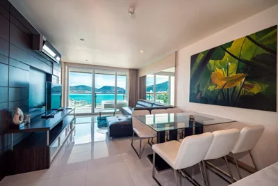 Appartamento con due camere da letto, balcone e vista mare — Patong Kalim Unparalleled Sea View B&B Resort