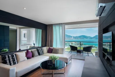 Appartamento Deluxe con due camere da letto — Patong Kalim Unparalleled Sea View B&B Resort